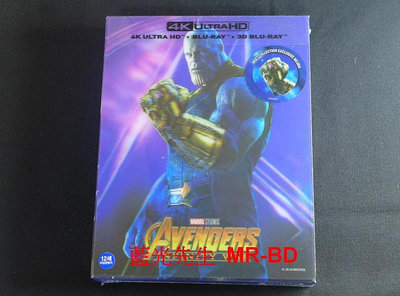 [4K藍光BD] - 復仇者聯盟3：無限之戰 Avengers UHD3D2D 三碟閃卡鐵盒B1版