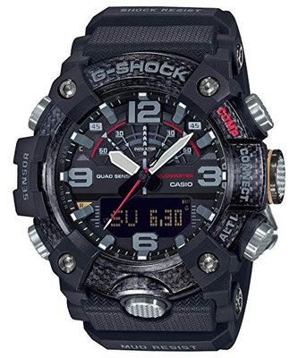 CASIO手錶公司貨 G-SHOCK 四重感應GG-B100-1A碳纖維核心防護構造