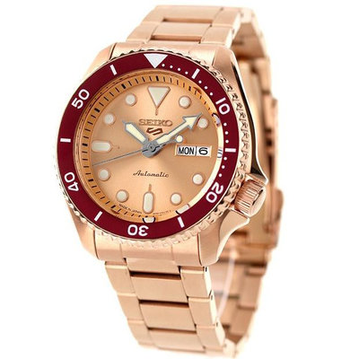 預購 SEIKO SEIKO 5 SBSA216 精工錶 5號 機械錶 42.5mm 玫瑰金面盤 鍍玫瑰金錶帶