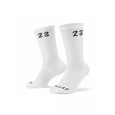 特價XL號 Jordan喬丹運動襪 白色加厚襪子 吸濕排汗襪子 三雙裝 DA5718-100