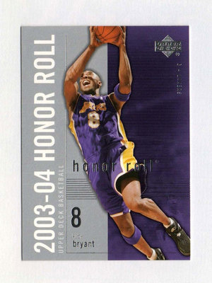 NBA 2004 UPPER DECK Kobe Bryant 湖人 小飛俠 科比 球員卡