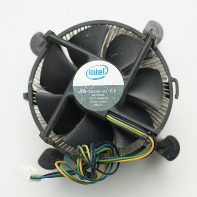 Intel 英特爾 原廠CPU風扇 775腳位 鋁底 CPU散熱器
