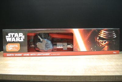 (參號倉庫) 現貨 3DLIGHTFX 3D 立體 造型 夜燈 壁燈 星際大戰 黑武士 光劍 經典版 凱羅忍 基羅雷恩