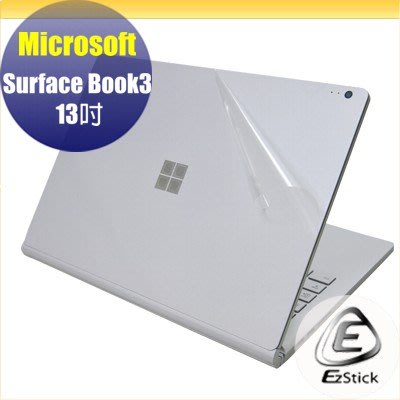 【Ezstick】Microsoft Surface Book 3 13吋 二代透氣機身保護貼 DIY 包膜