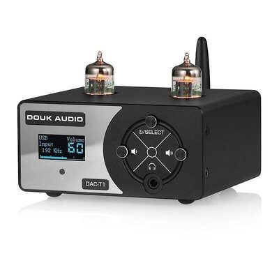 擴大機 功放機 擴大器 Douk Audio HIFI發燒DAC 5.0解碼器 5654真空管前級擴大機