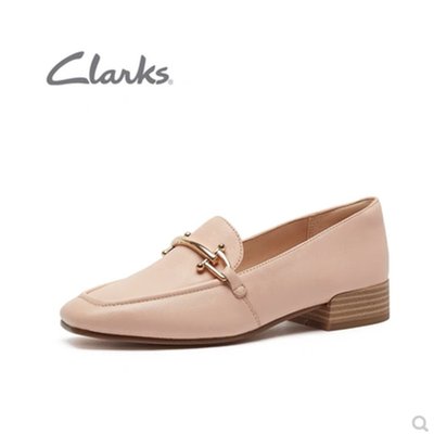 ❤小鹿臻選❤Clarks正品Clarks女鞋2021春季新款休閑正裝商務低跟樂福鞋女Pure Block