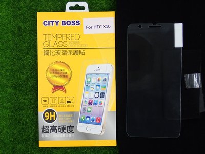 貳 CITY BOSS HTC One X10 E66 保貼 鋼化玻璃 X10 CB亮面半版滿膠