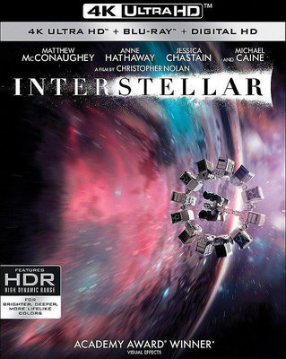 洪興 藍光BD 星際效應 Interstellar 4K UHDBD 雙碟限定版