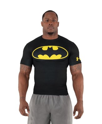 《星野球》UA UNDER ARMOUR 英雄系列 蝙蝠俠緊身衣 棒壘球1700免運