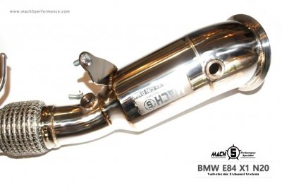 【YGAUTO】BMW E84 X1 升級全新 MACH5 高流量帶三元催化頭段 當派 排氣管 底盤系統改裝