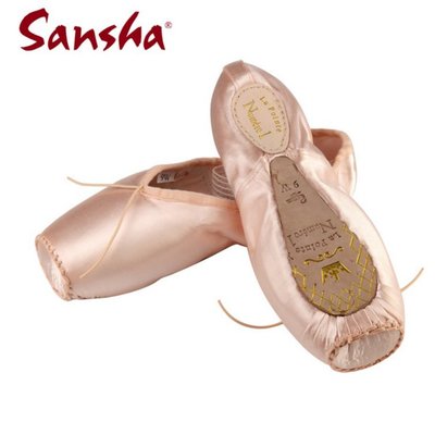 漫舞精靈 現貨法國sansha芭蕾舞鞋 專業芭蕾硬鞋 兩底防滑鞋頭 送鞋墊