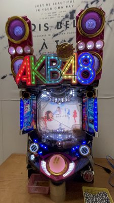 柯先生日本原裝小鋼珠柏青哥CR AKB48 引以為傲的山丘3超炫音樂偶像電玩機台打檯子遊藝場的刺激超酷炫個人遊戲室電動間