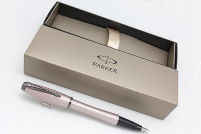 【Pen筆】PARKER派克 都會電路紋玫瑰金鋼筆F尖 P0949090