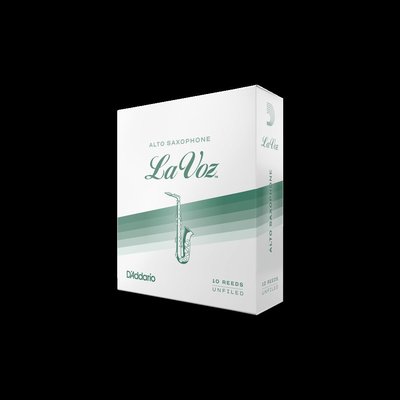 美國 RICO La Voz 中音 薩克斯風竹片 Medium Soft (2號) Alto Sax (10片/盒)