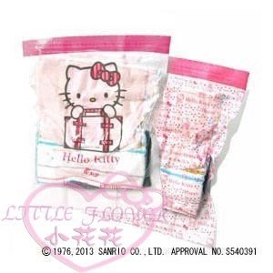 ♥小花凱蒂日本精品♥Hello Kitty凱蒂貓壓縮袋收納袋旅行用收納壓縮袋 居家必備款 2入組 33202501