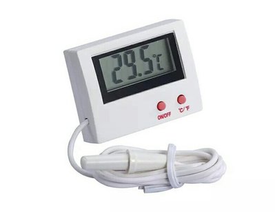 【鑫巢】(HT-5 溫度計 帶線) 電子式溫度計 -50℃~+110℃ 溫度計 魚缸溫度計 探針式