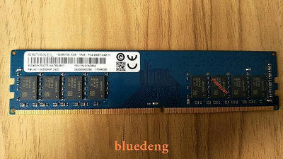 記憶科技4G 1RX16 PC4-2400T-UC0-11 NON-ECC UDIMM桌機記憶體