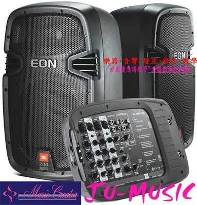 造韻樂器音響- JU-MUSIC - JBL 全新推薦 JBL EON 210P 攜帶式 喇叭組 超越 YAMAHA Stage300
