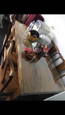 台灣肖楠原木方型餐桌椅