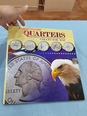 美國56州25美分硬幣紀念幣一整套，包含了56枚25美分的紀9259