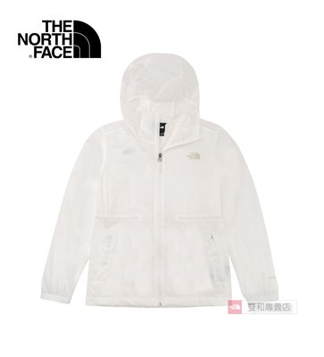 -滿3000免運-[雙和專賣店] THE NORTH FACE 女 WINDWALL防風防曬外套/7WCA/白