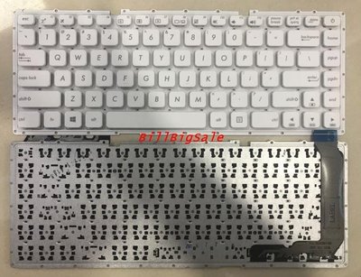 白色英文規格鍵盤 華碩 X441 X440N S441U A441U F441U X441U R414UV X445S