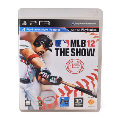 二手 PS3 MLB 12 the show遊戲片 619900000451 再生工場YR2109 01