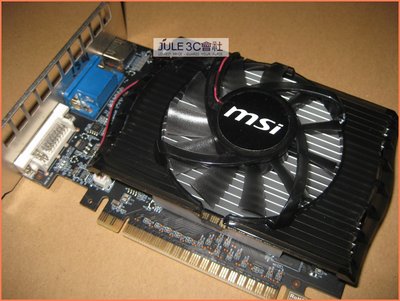 JULE 3C會社-微星MSI N730-4GD3 GT730/DDR3/4G/全固態/良品/PCIE 顯示卡