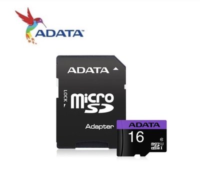 威剛 ADATA Premier microSDHC 記憶卡(附轉卡) 16G