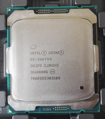【含稅】Intel Xeon E5-2667 v4 3.6G 25M 8C16T 2011-3 正式CPU 一年保