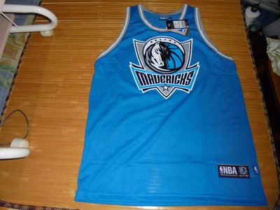 NBA 創信 達拉斯 獨行俠 小牛 Luka Doncic LOGO 復古 球衣 天空藍 SIZE:M號