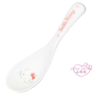 ♥小花花日本精品♥ Hello Kitty 陶瓷湯匙 湯勺 餐具~3