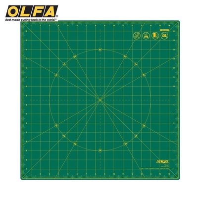 現貨熱銷-日本製OLFA可360度旋轉47x47公分切割墊板美工墊RM-17S桌墊裁切墊版切布墊模型墊工作墊工