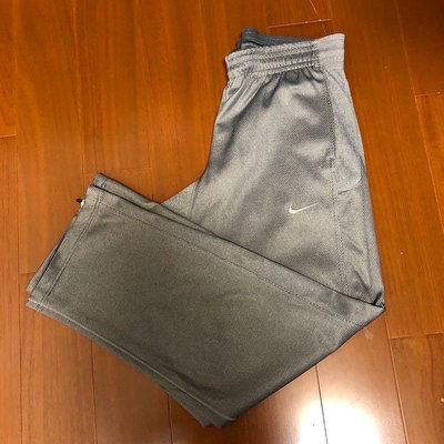 （Size L) Nike Fit 灰色刺繡棉褲（褲-1）