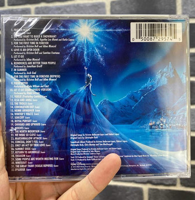 眾信優品 2CD 冰雪奇緣  Frozen 電影歌曲 配樂 豪華版 正版全新未拆