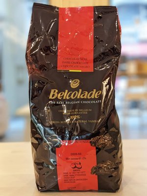 安特司黑巧克力 比利時貝可拉 調溫巧克力 67% - 1kg Belcolade 穀華記食品原料