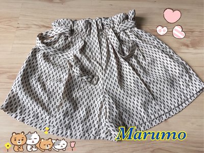 Marumo韓女裝-韓國圖印雪紡短褲  正韓 特價950