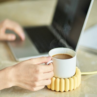 新款3life創意55度智能恆溫加熱杯墊 暖奶器陶瓷咖啡水杯子暖杯墊-星紀