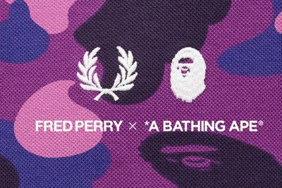 FRED PERRY x A BATHING APE 聯名系列 迷彩 短袖polo衫 連帽外套 立領外套。太陽選物社