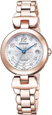 日本正版 CITIZEN 星辰 EXCEED ES9422-52W 寒牡丹 電波錶 手錶 女錶 光動能 日本代購