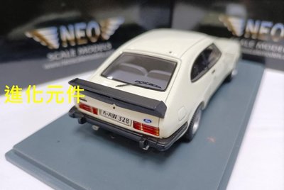Neo 1 43 福特雙門轎跑車模型 Ford Capri Werks Turbo 1981 白色