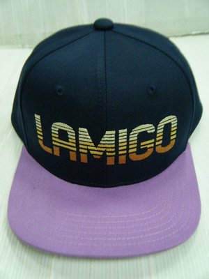 新莊新太陽 中華職棒 CPBL LAMIGO 桃猿隊 專屬 球迷 LOGO 球帽 布帽 紫x深藍 特價980