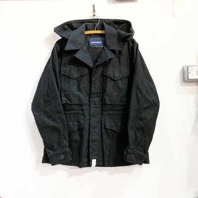 希望商店】DESCENDANT 1943 SATIN JACKET 17AW 經典可拆連帽鯨魚夾克