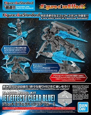 【鋼普拉】現貨 BANDAI Figure-rise Effect 噴射特效套件 RG 牛鋼 沙薩比 浮游砲特效件 藍色