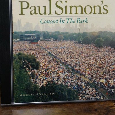 流行音樂/Paul Simon 公園現場演唱會/2CD/二手