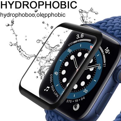 蘋果手錶屏幕保護膜 4 / 5 / 6/ SE 40mm 44mm 3D 全曲面 PET 軟鋼化膜適用於 Iwatch