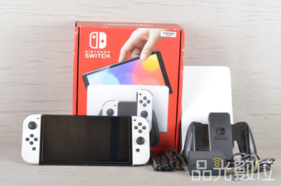 【品光數位】Nintendo 任天堂 Switch OLED 白色 遊戲機 #125462
