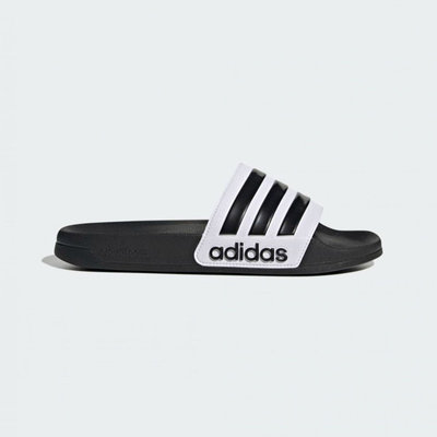 ADIDAS ADILETTE SHOWER 休閒 拖鞋 黑白 男女鞋 -GZ9508尺寸23.5～29.5原價890特價790