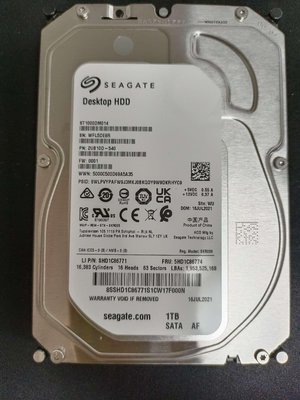 【Seagate】ST1000DM014 3.5吋硬碟 1TB(二手良品)