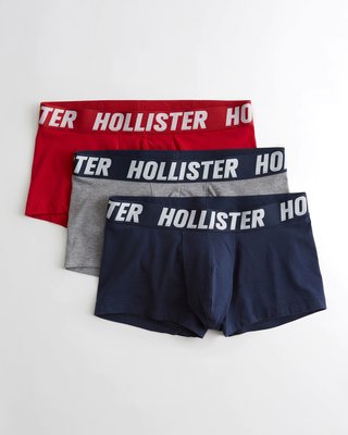 ?? Hollister Shorter-Length Trunk 3-Pack 3件組 四角內褲 男生(XL) by A&F